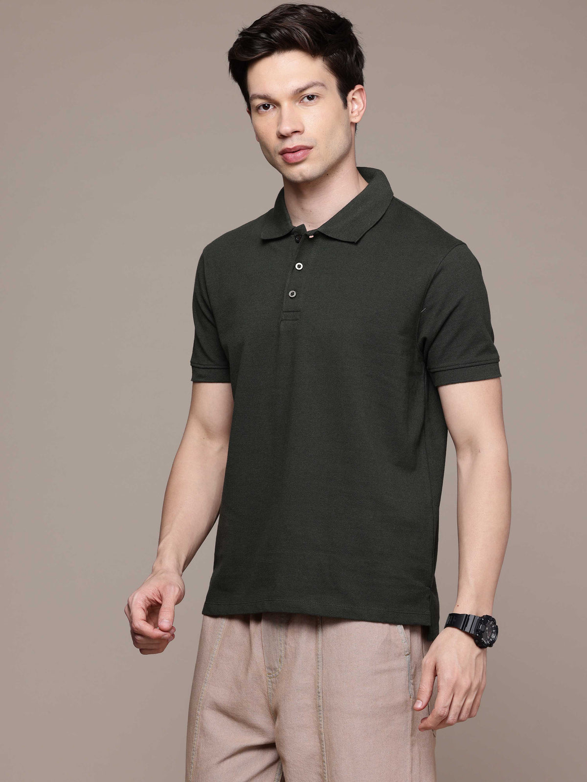 Olive Green Polo T-Shirt