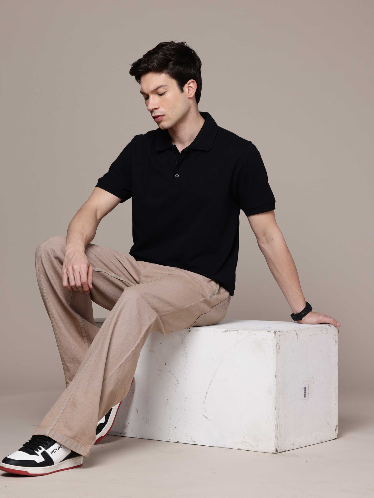Black  Polo T-Shirt