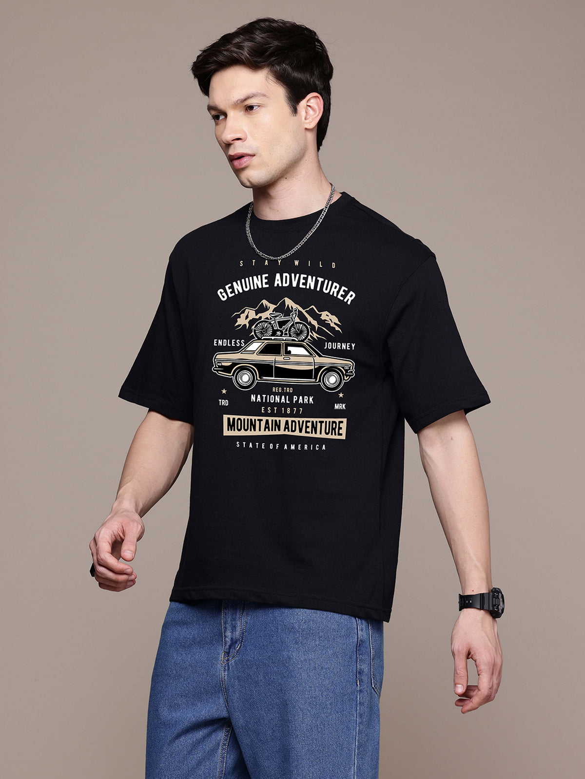 Graphic Oversized Adventure Tshirt