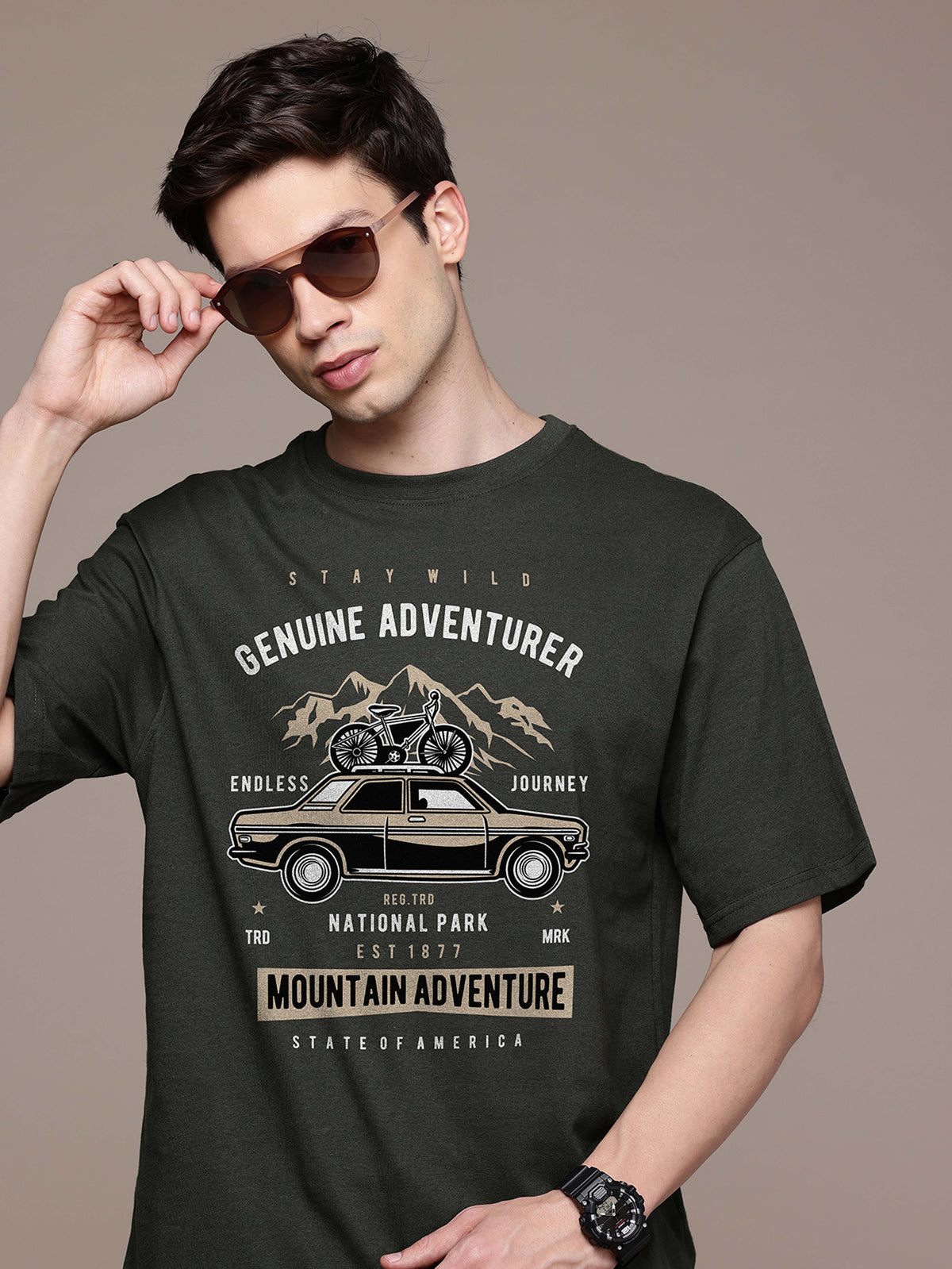 Graphic Oversized Adventure Tshirt