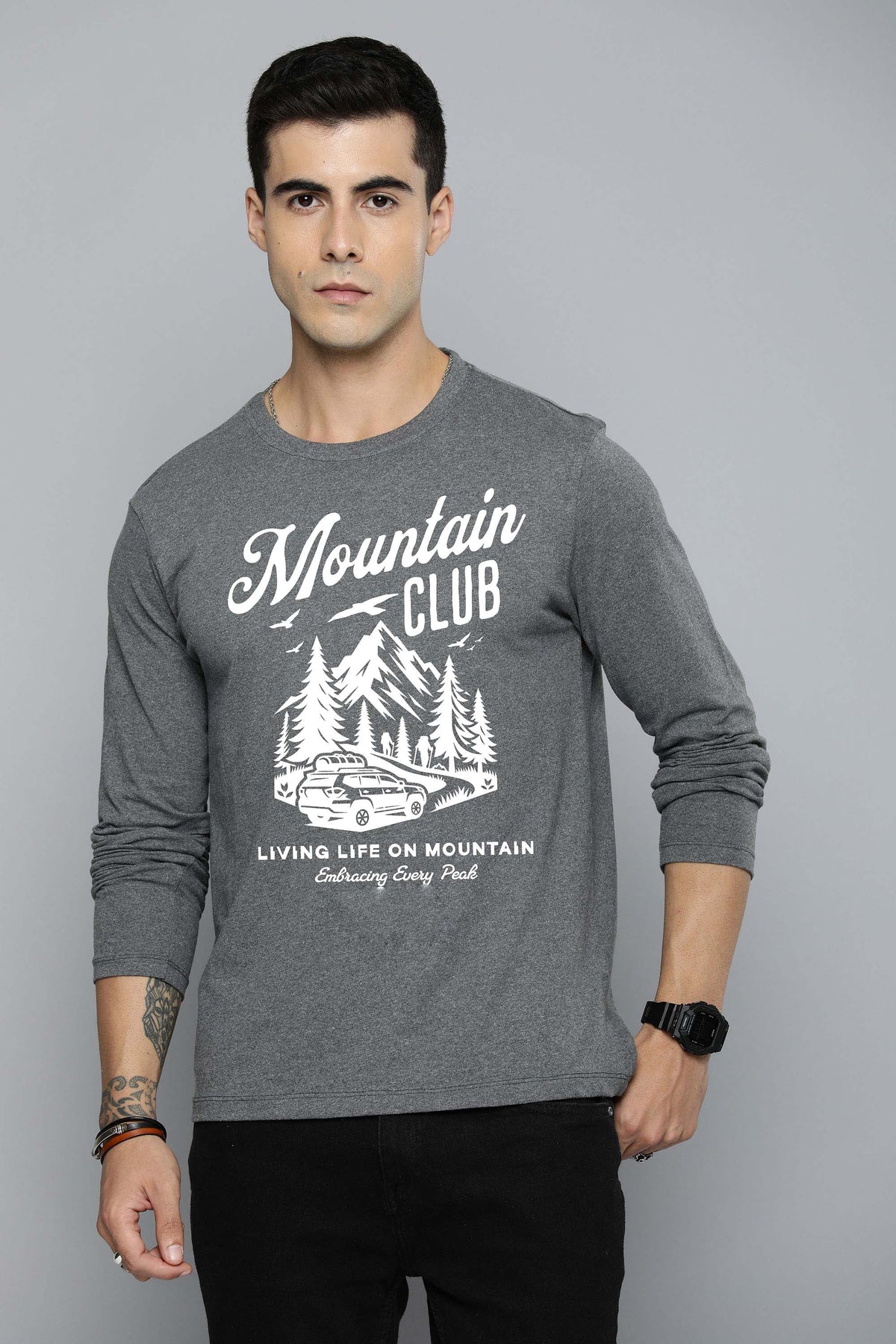 Mens Graphic Long Sleeve