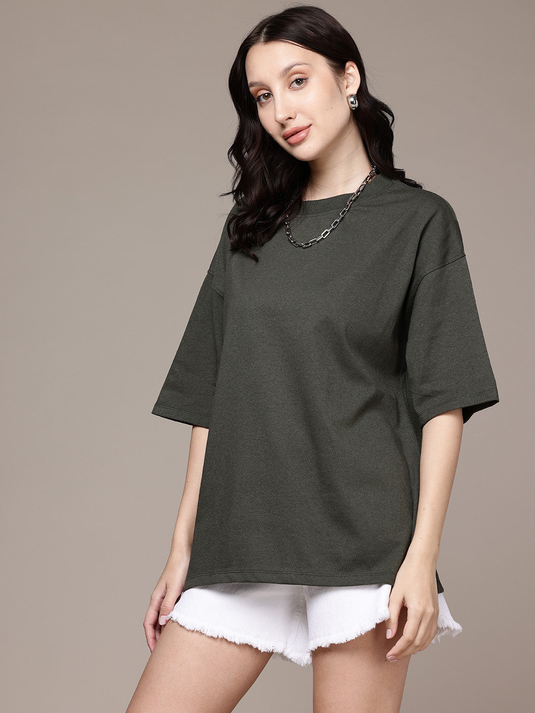 Graphic Oversized T-Shirt Moon Lunar