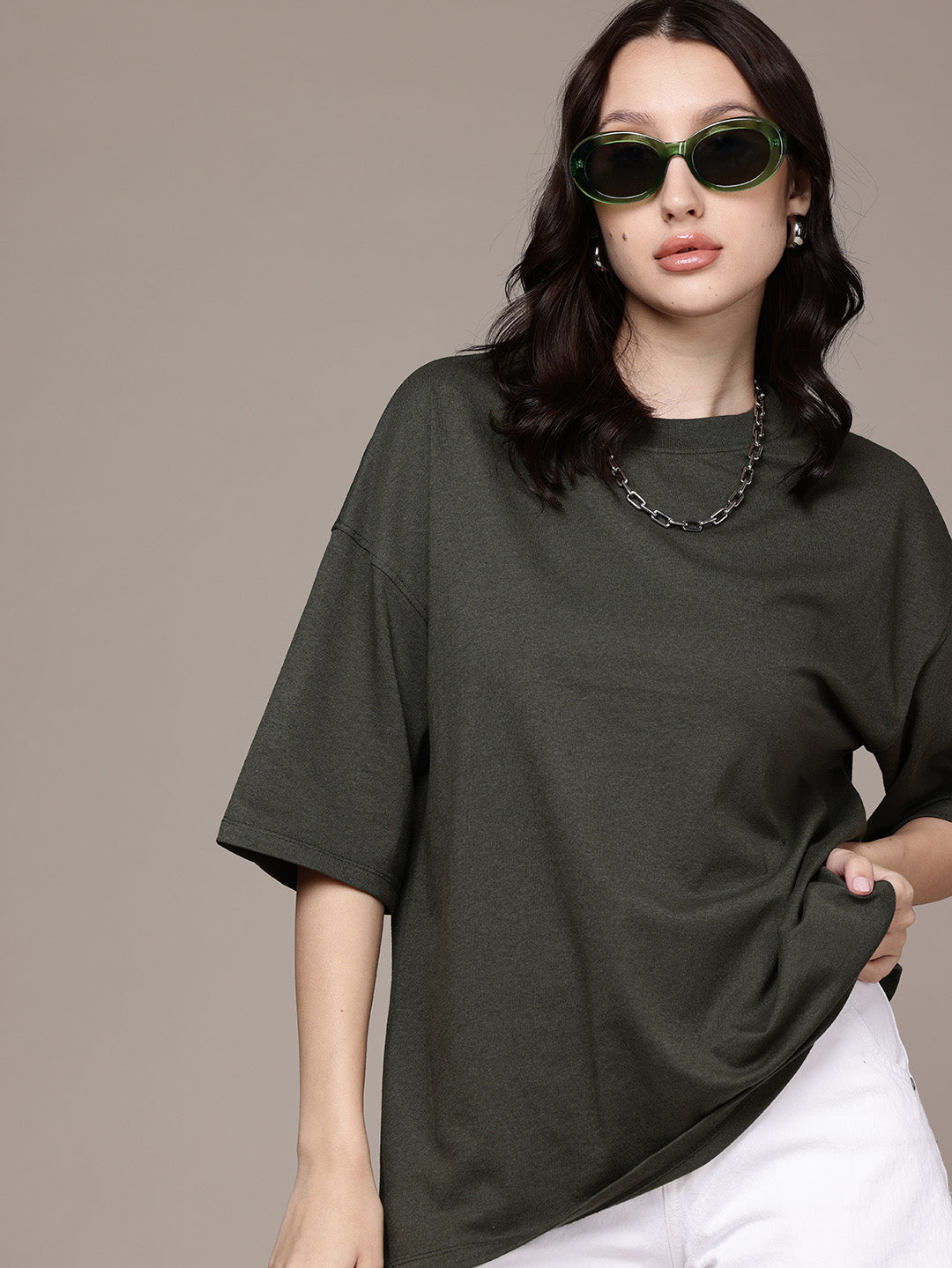 Graphic Oversized T-Shirt Moon Lunar