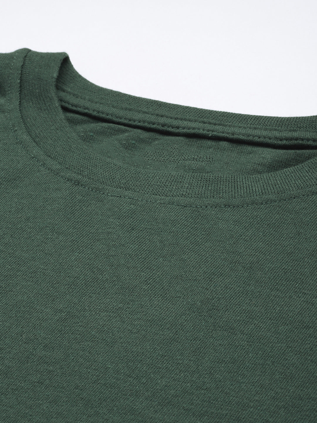 Half Sleeve Bottle Green T-Shirt