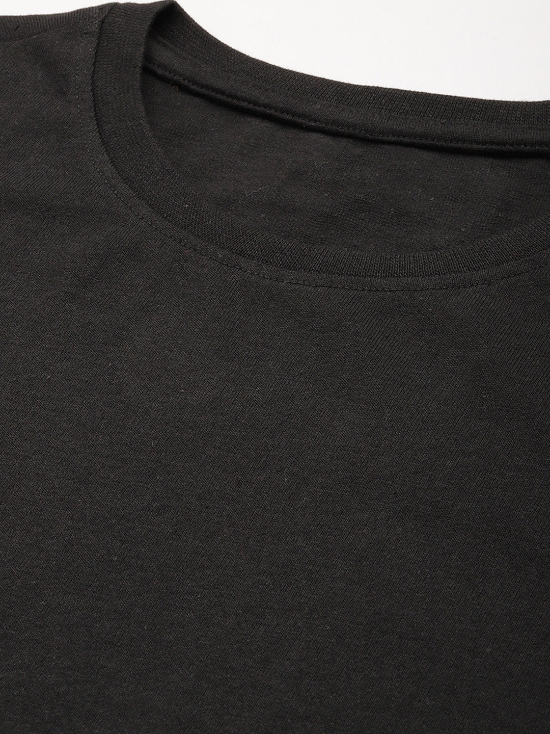Half Sleeve Black T-Shirt