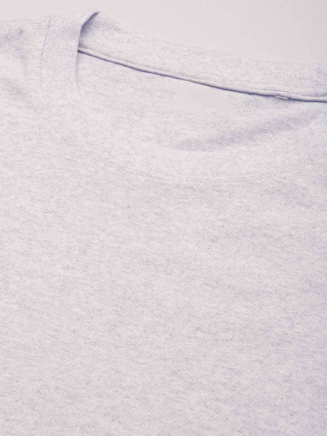 Long Sleeve White Melange  T-Shirt