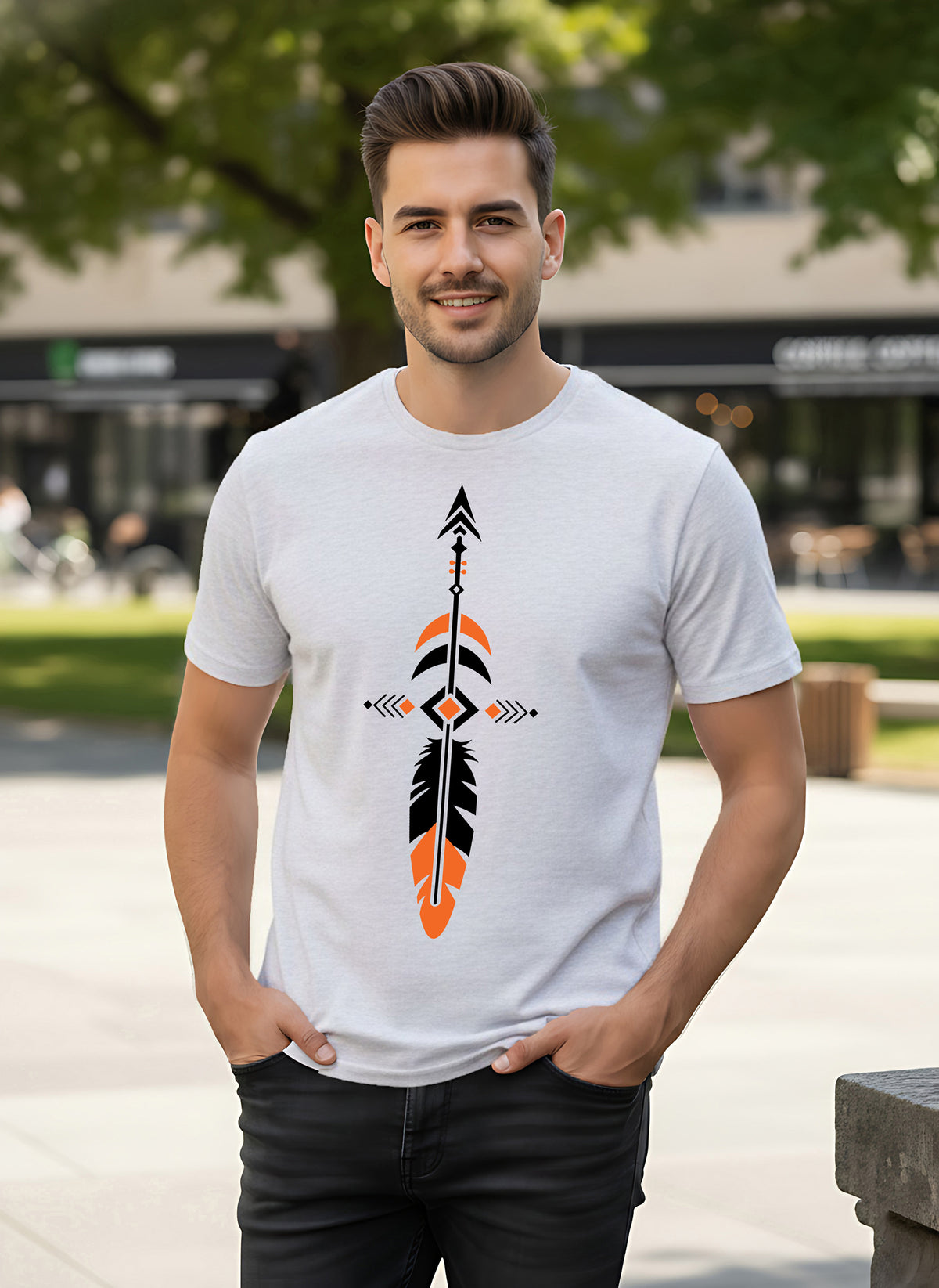 Mens Graphic Regular Half Sleeve T-Shirts