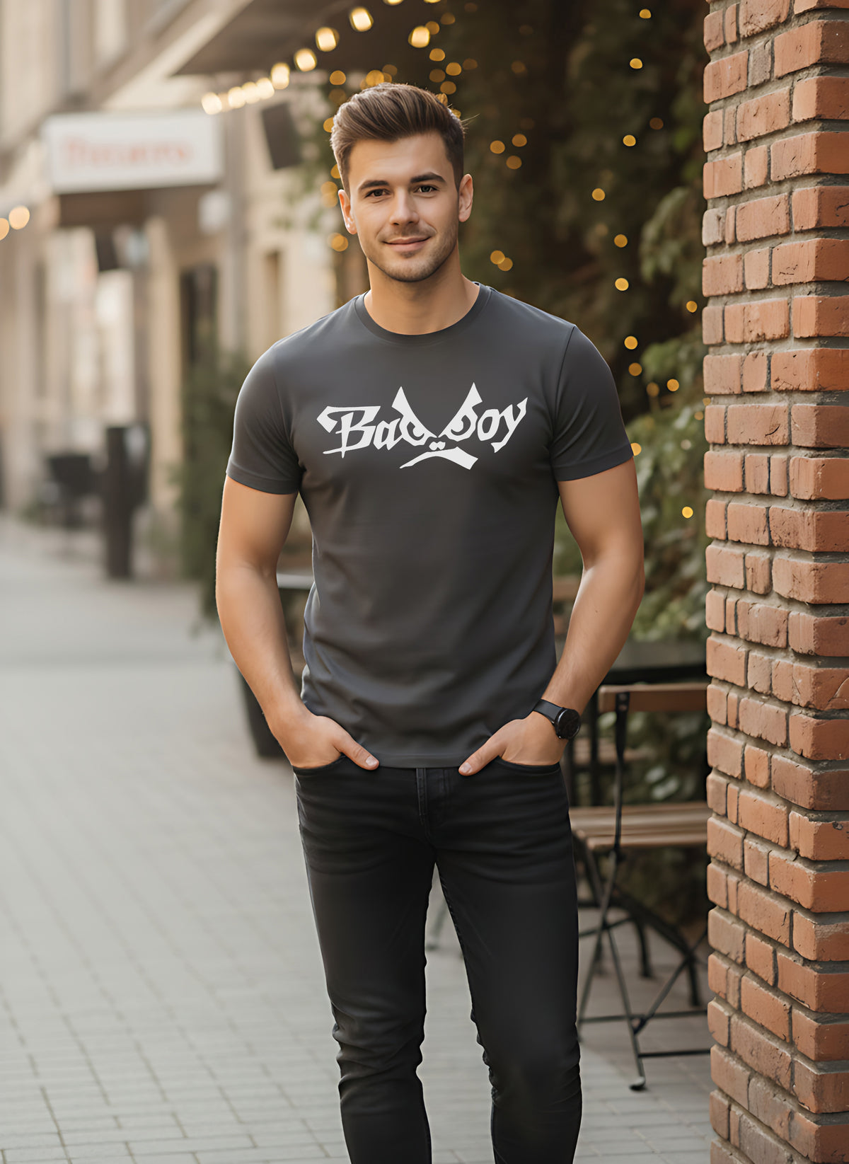 Mens Graphic Regular Half Sleeve T Shirt