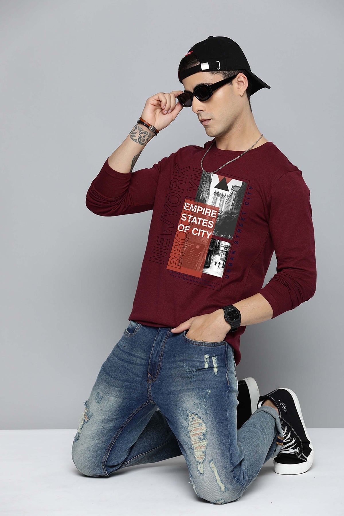 Mens Graphic Long Sleeve