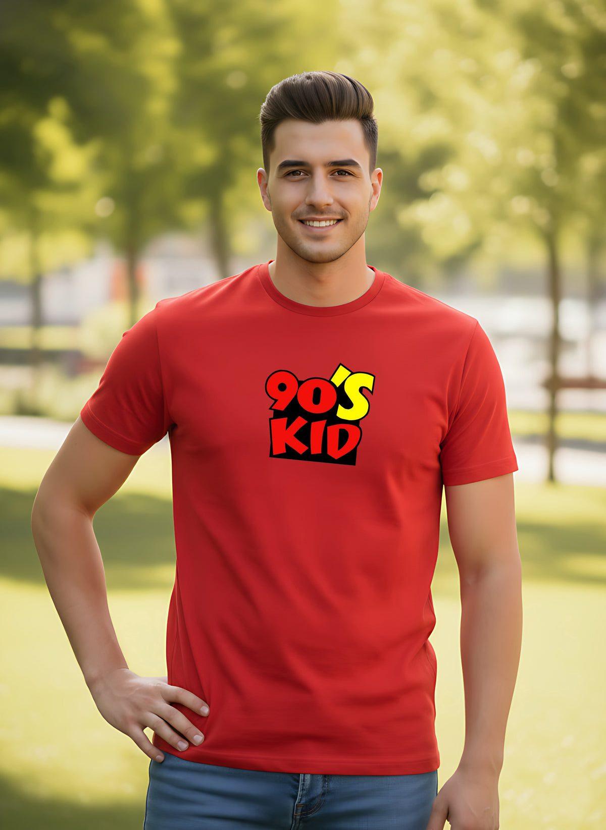 Mens Graphic Regular Half Sleeve T Shirt