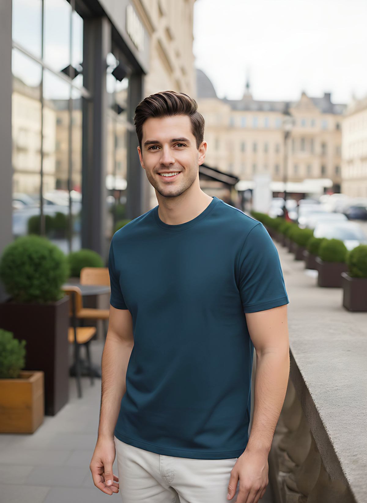Mens Graphic Regular Half Sleeve T Shirt
