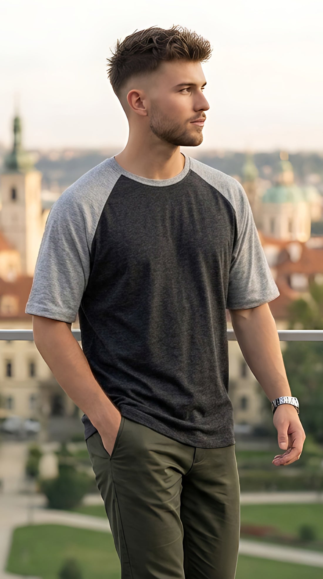 Raglan sleeve Oversized Fit Tshirt