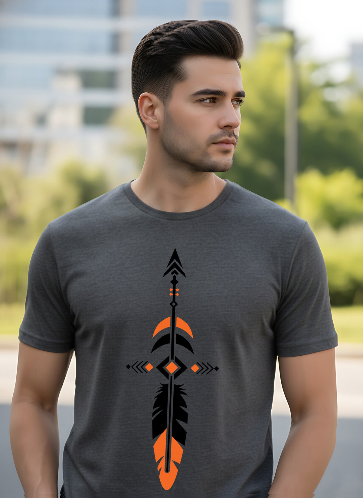 Mens Graphic Regular Half Sleeve T-Shirts