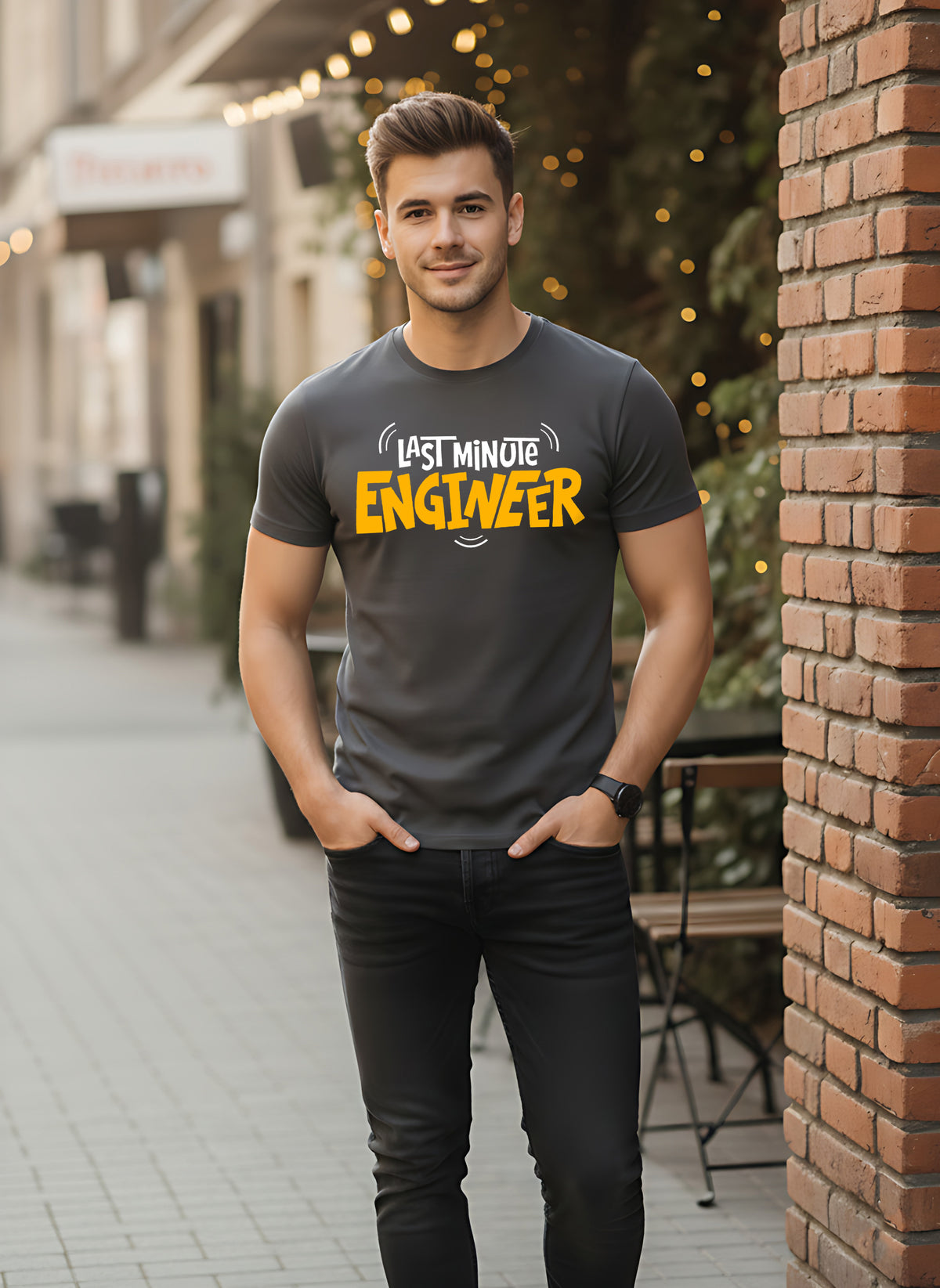 Mens Graphic Regular Half Sleeve T Shirt