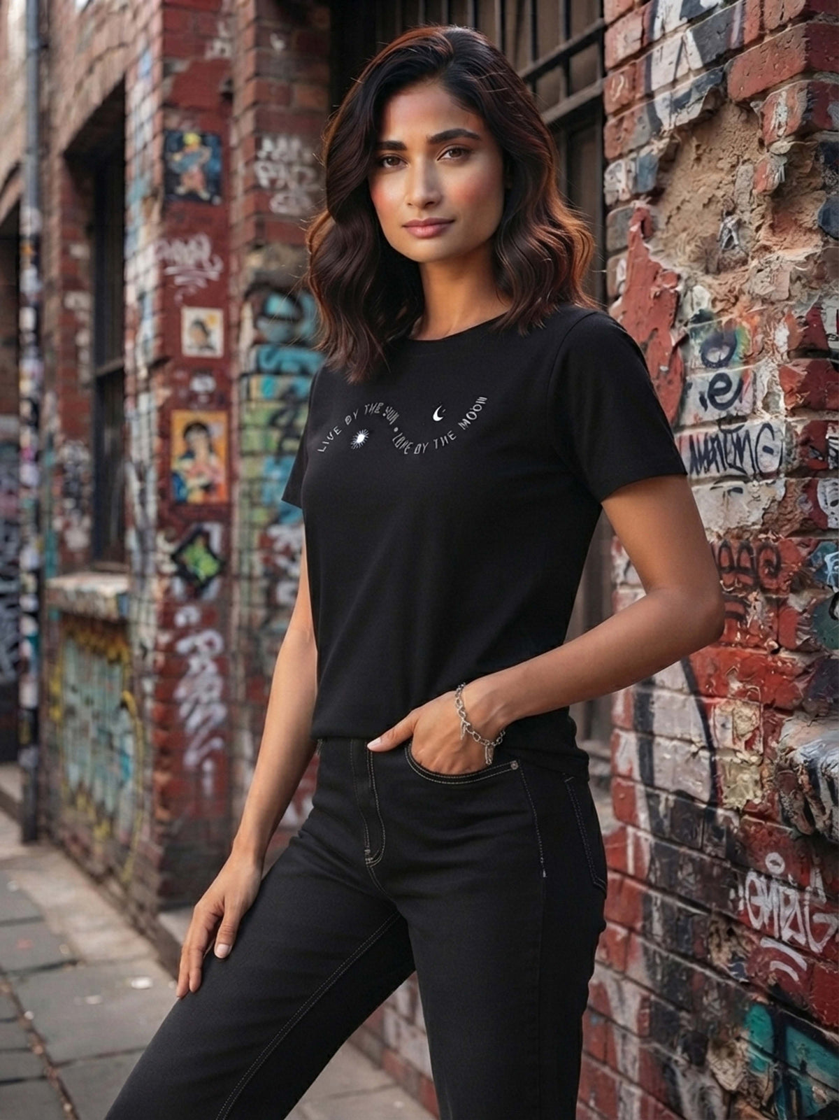 Half Sleeve Womens Regular T-Shirt