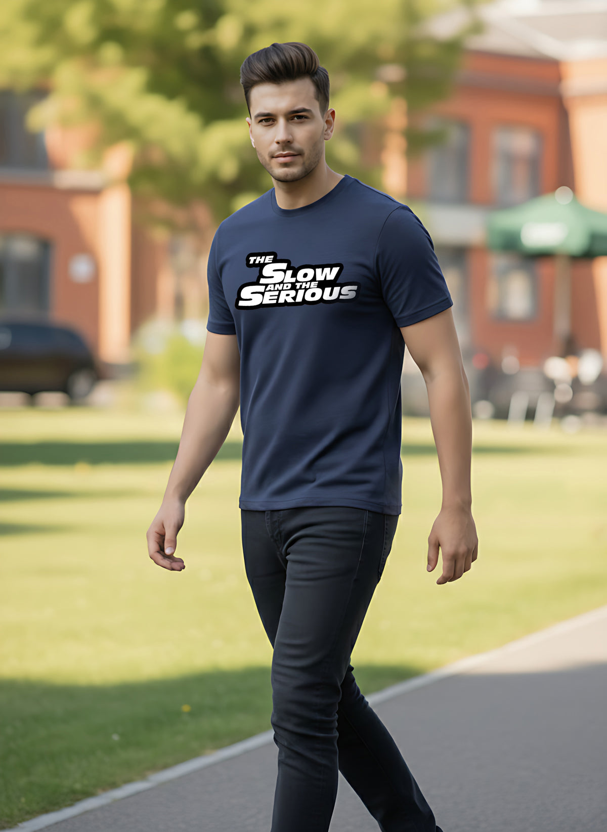 Mens Graphic Regular Half Sleeve T Shirt