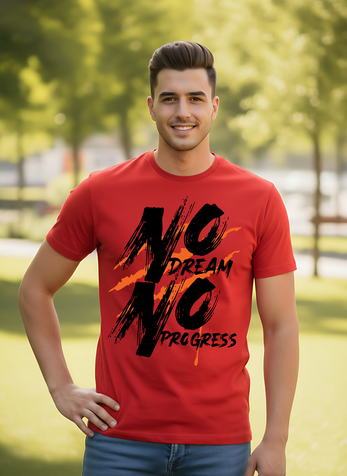 Mens Graphic Regular Half Sleeve T Shirt