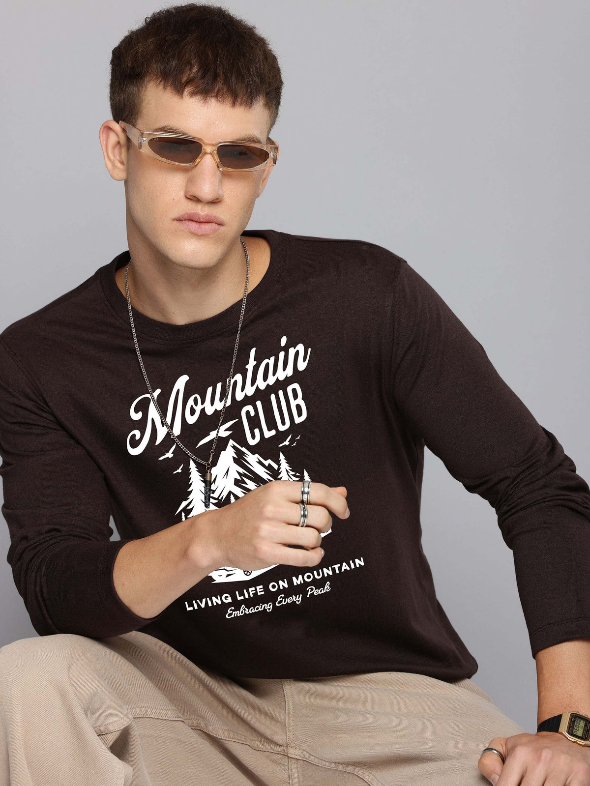 Mens Graphic Long Sleeve