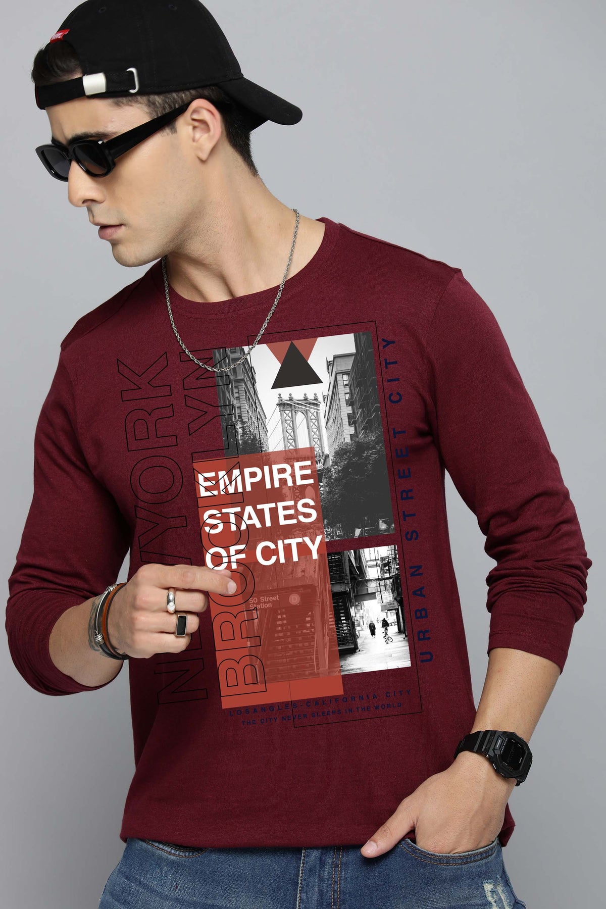 Mens Graphic Long Sleeve