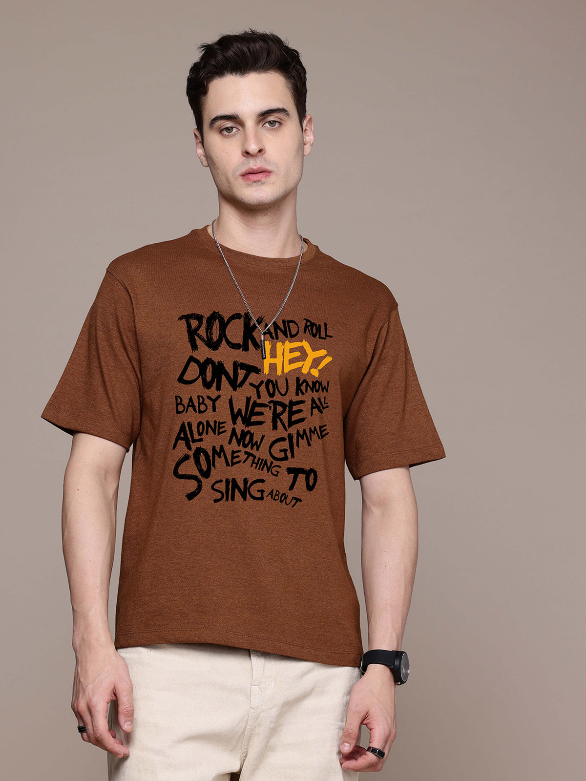 Graphic Oversized Rock Tshirt