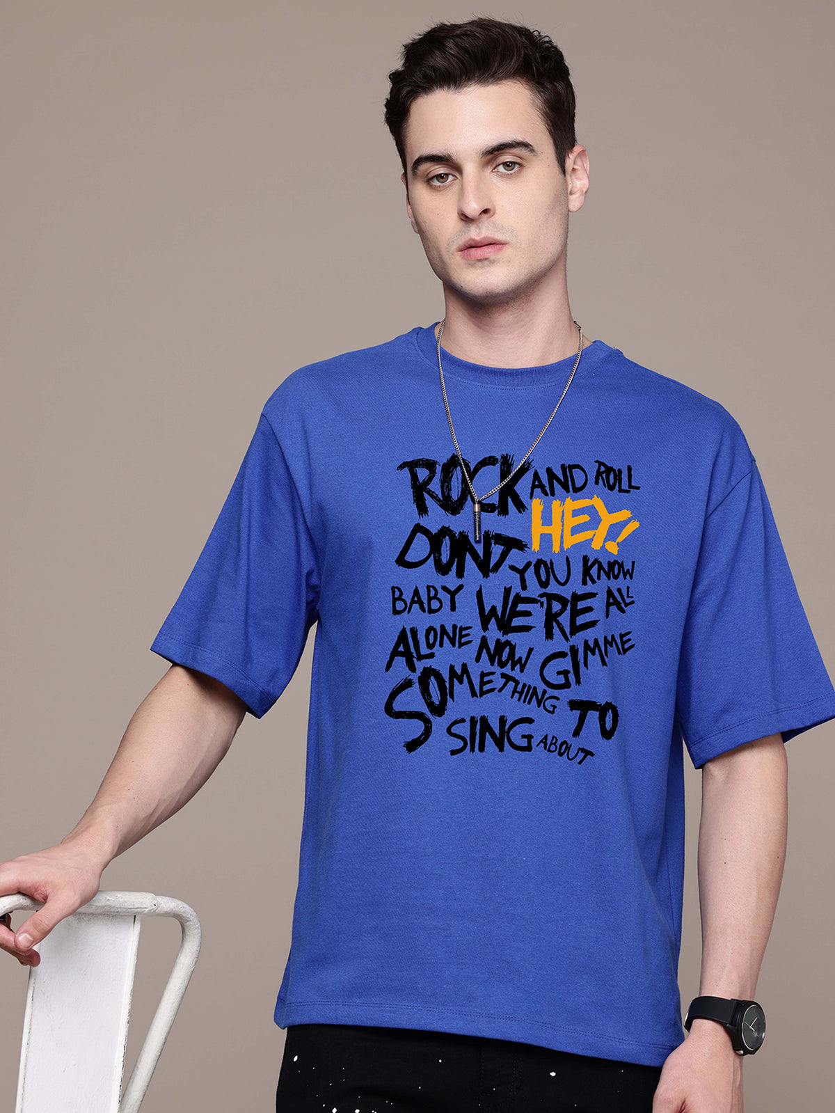 Graphic Oversized Rock Tshirt