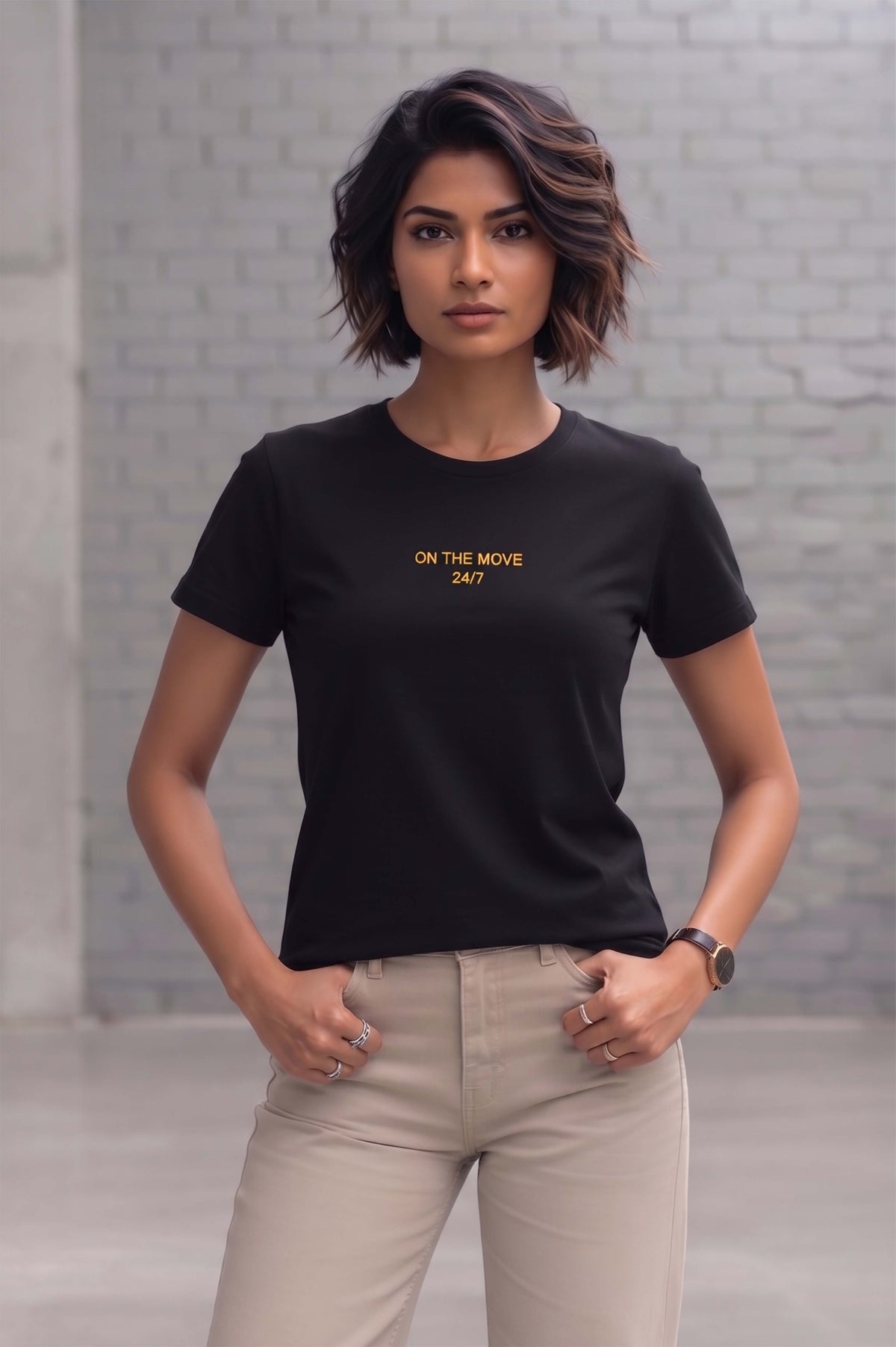 Half Sleeve Womens Regular T-Shirt