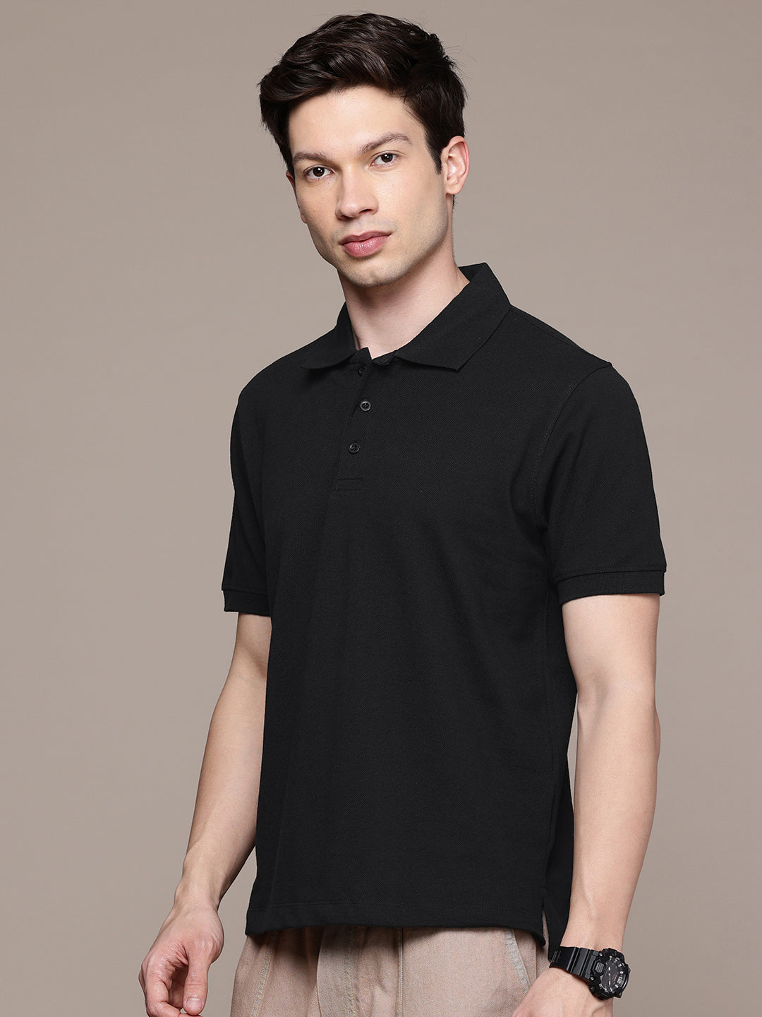 Black Polo T-Shirt