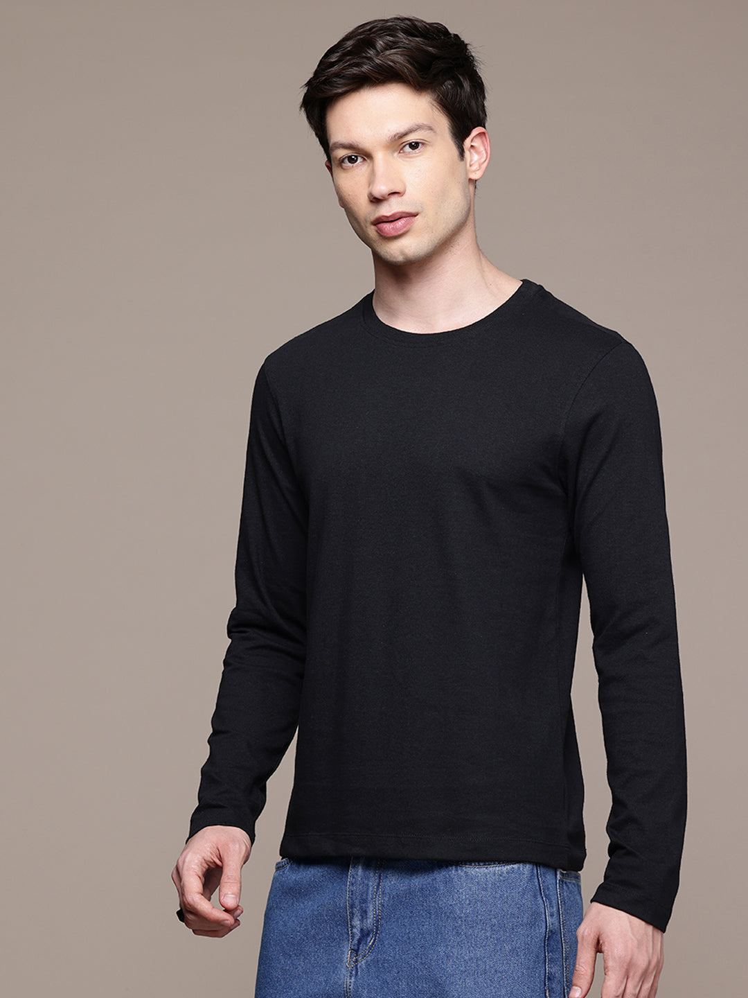 Long Sleeve Black  T-Shirt