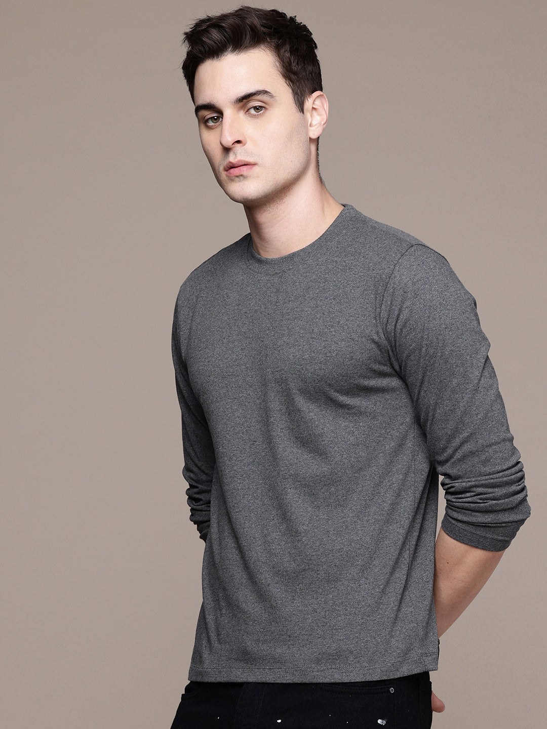 Long Sleeve Andhra Melane  T-Shirt