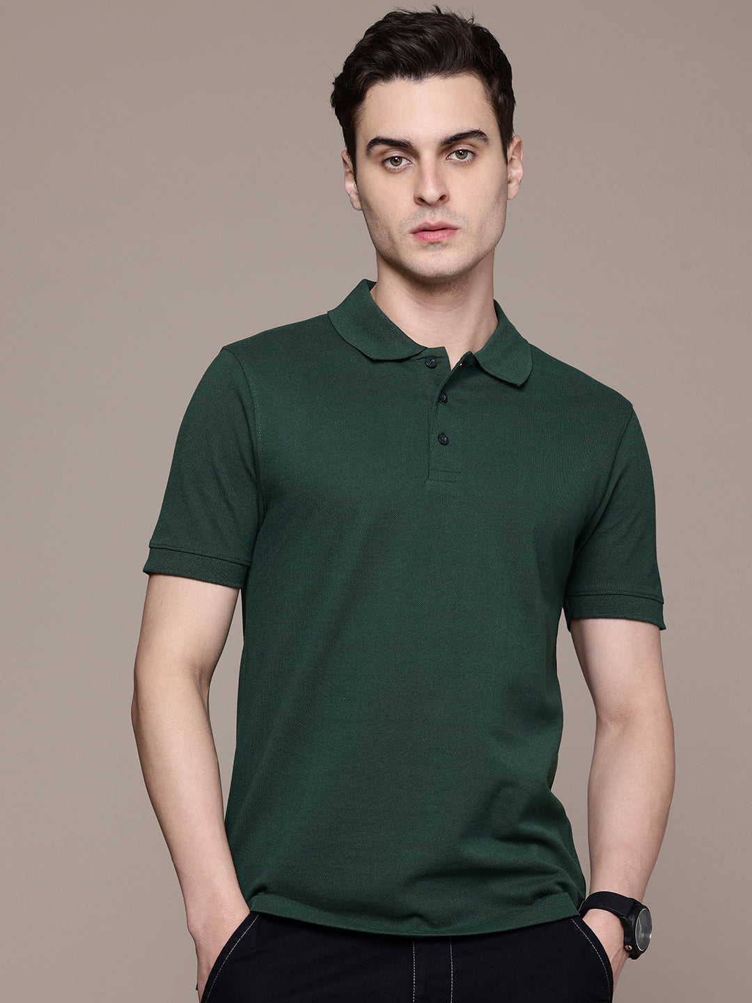 Bottle Green Polo T-Shirt