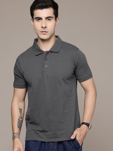 Steel Grey Polo T-Shirt