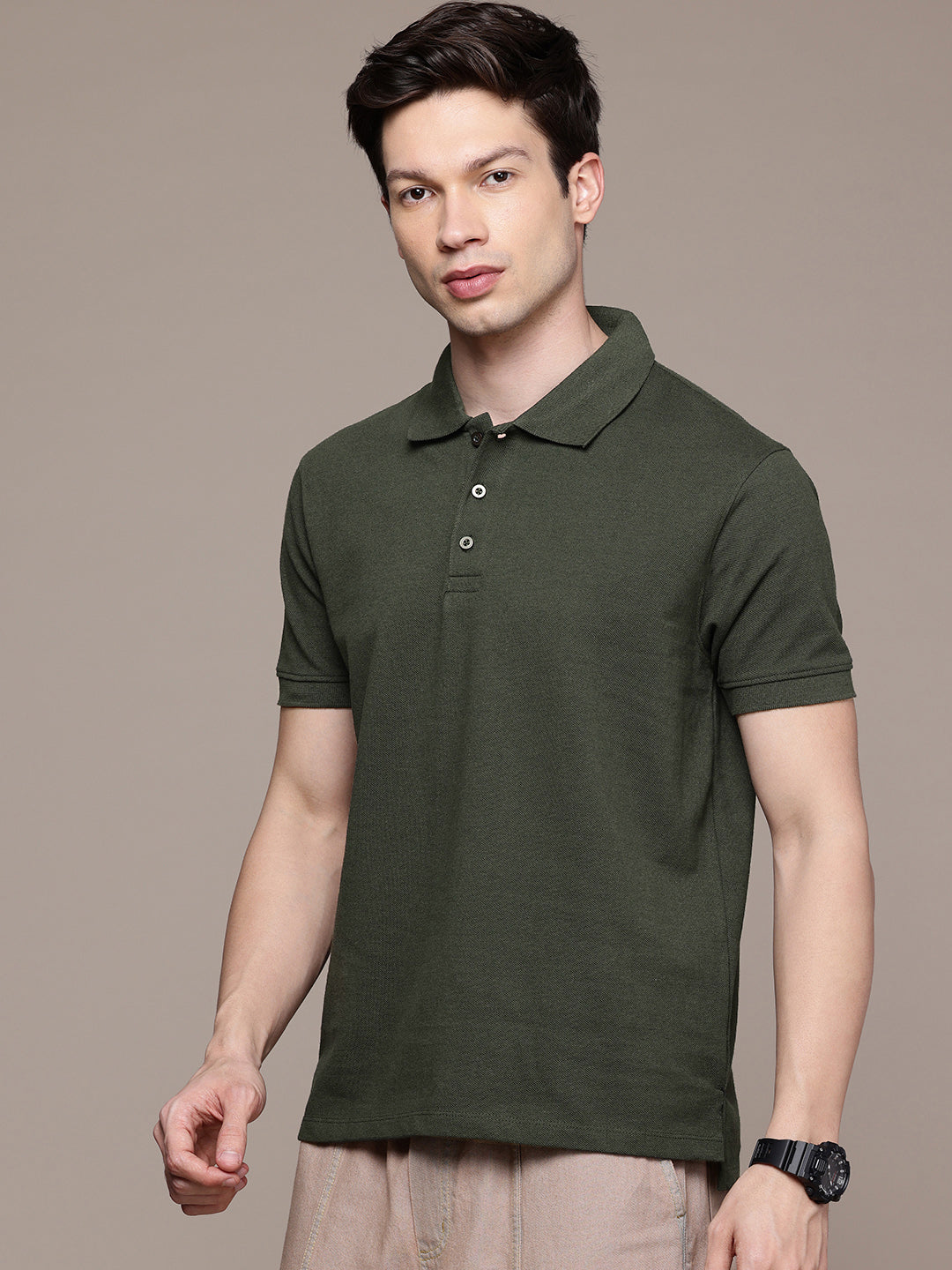 Olive Green Polo T-Shirt