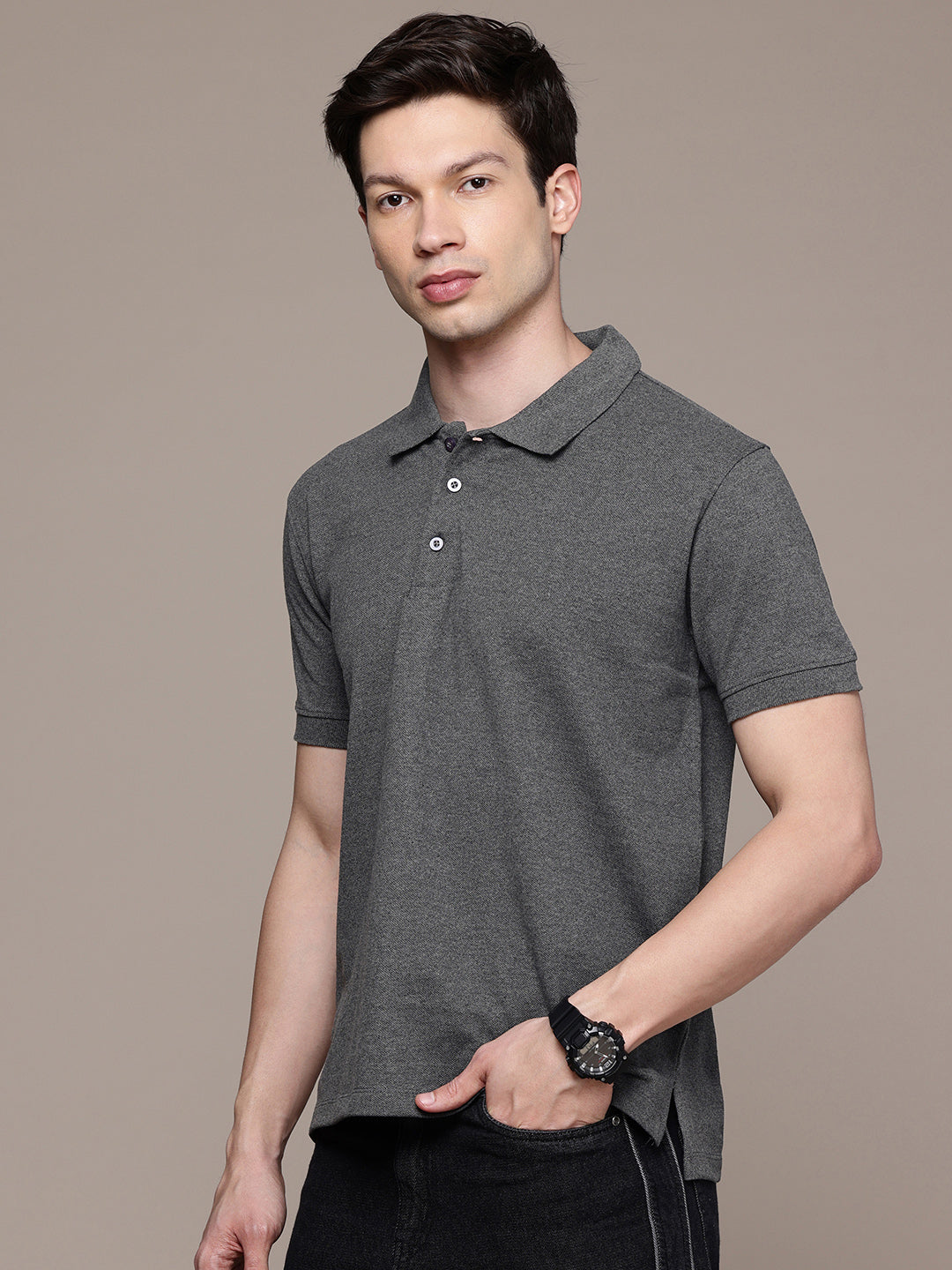 Andhra Melange Polo T-Shirt