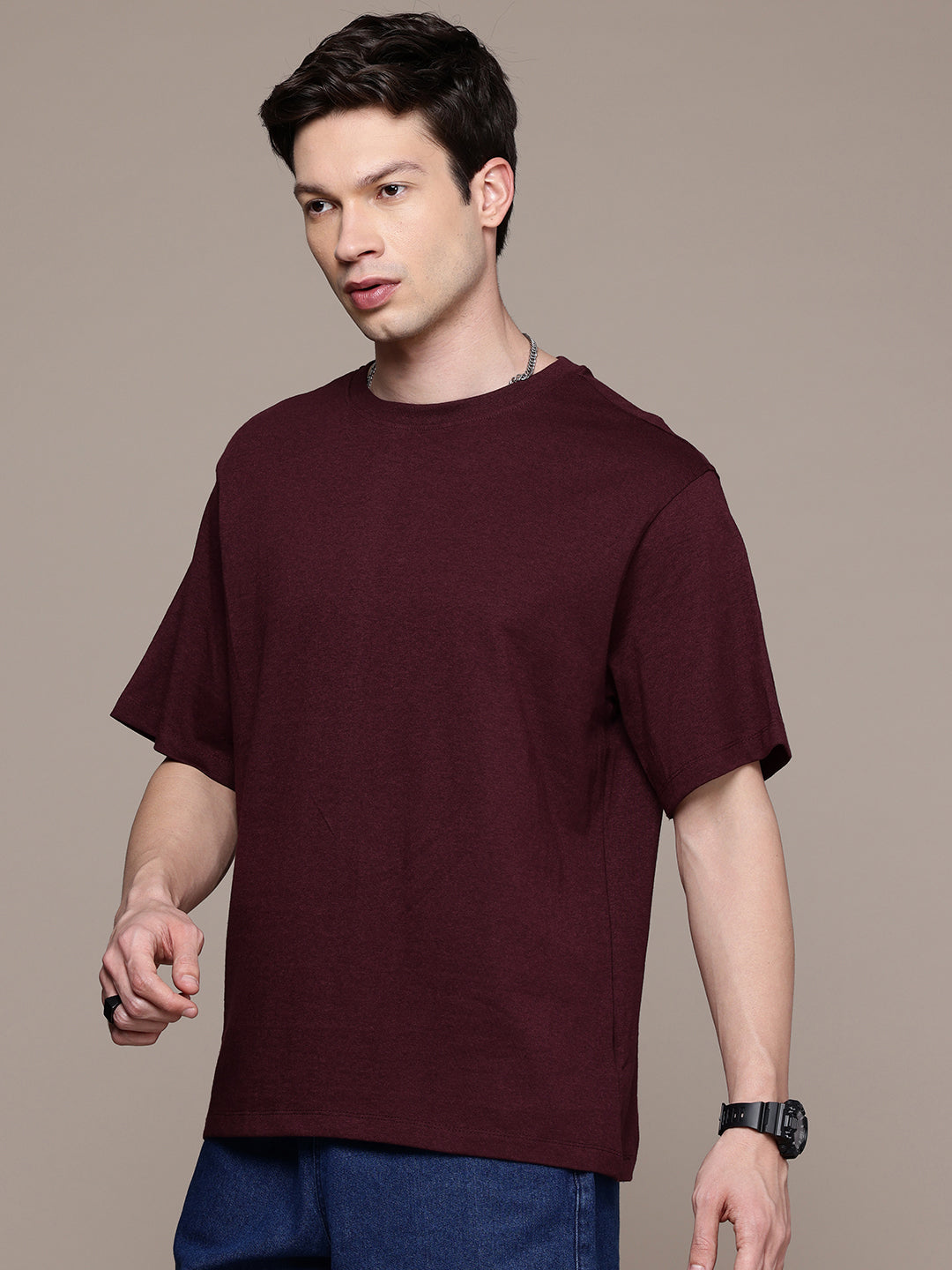 Oversized Burgundy T-Shirt