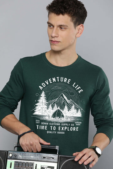 Mens Graphic Long Sleeve