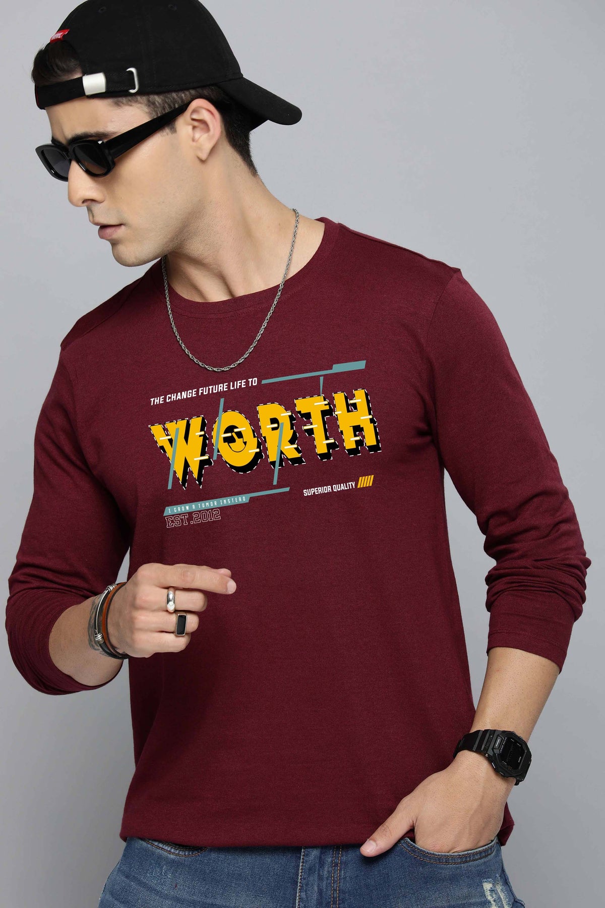 Mens Graphic Long Sleeve