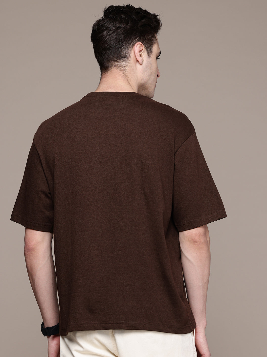Oversized Coffee Brown T-Shirt
