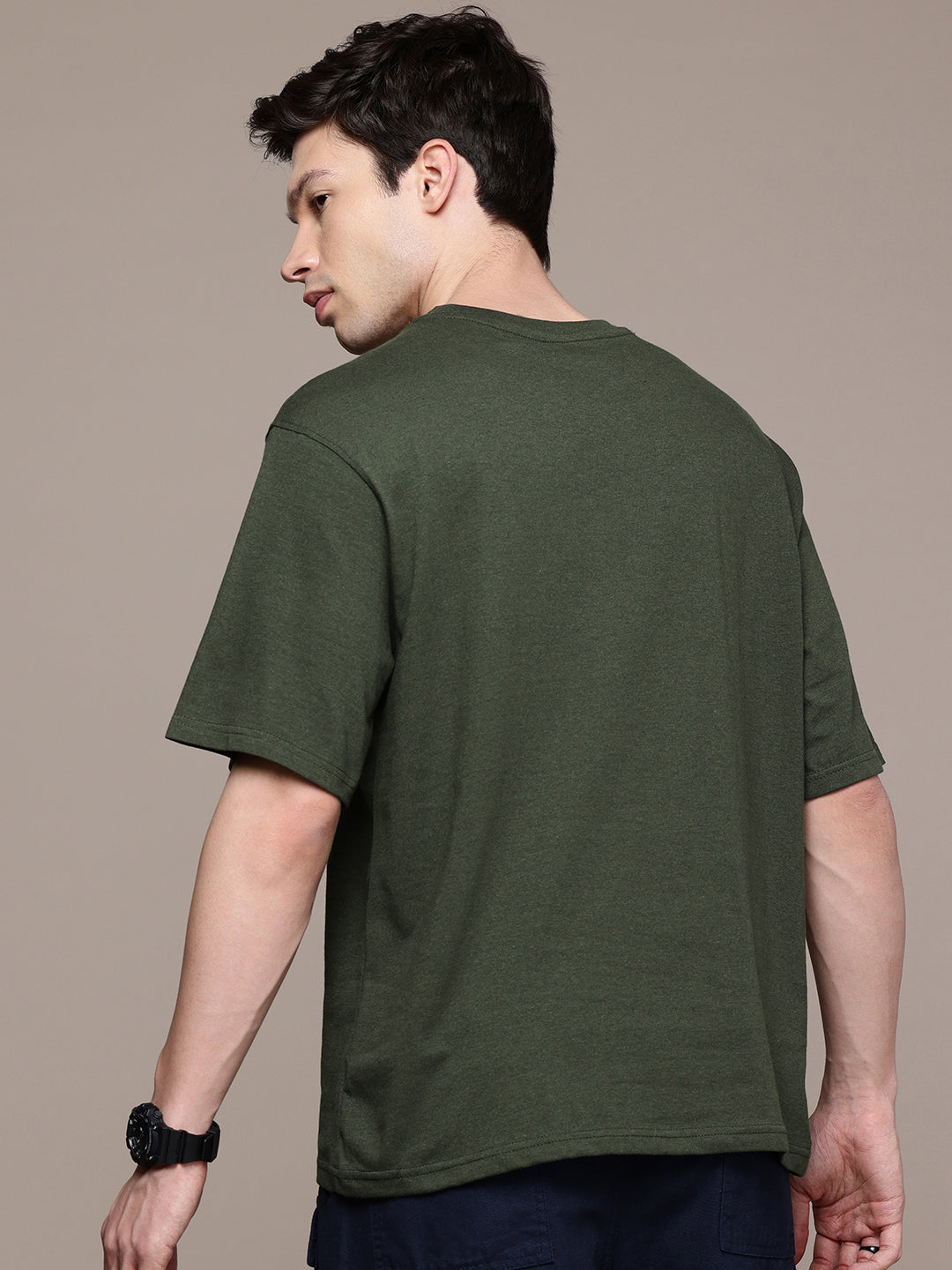 Oversized Olive Green T-Shirt