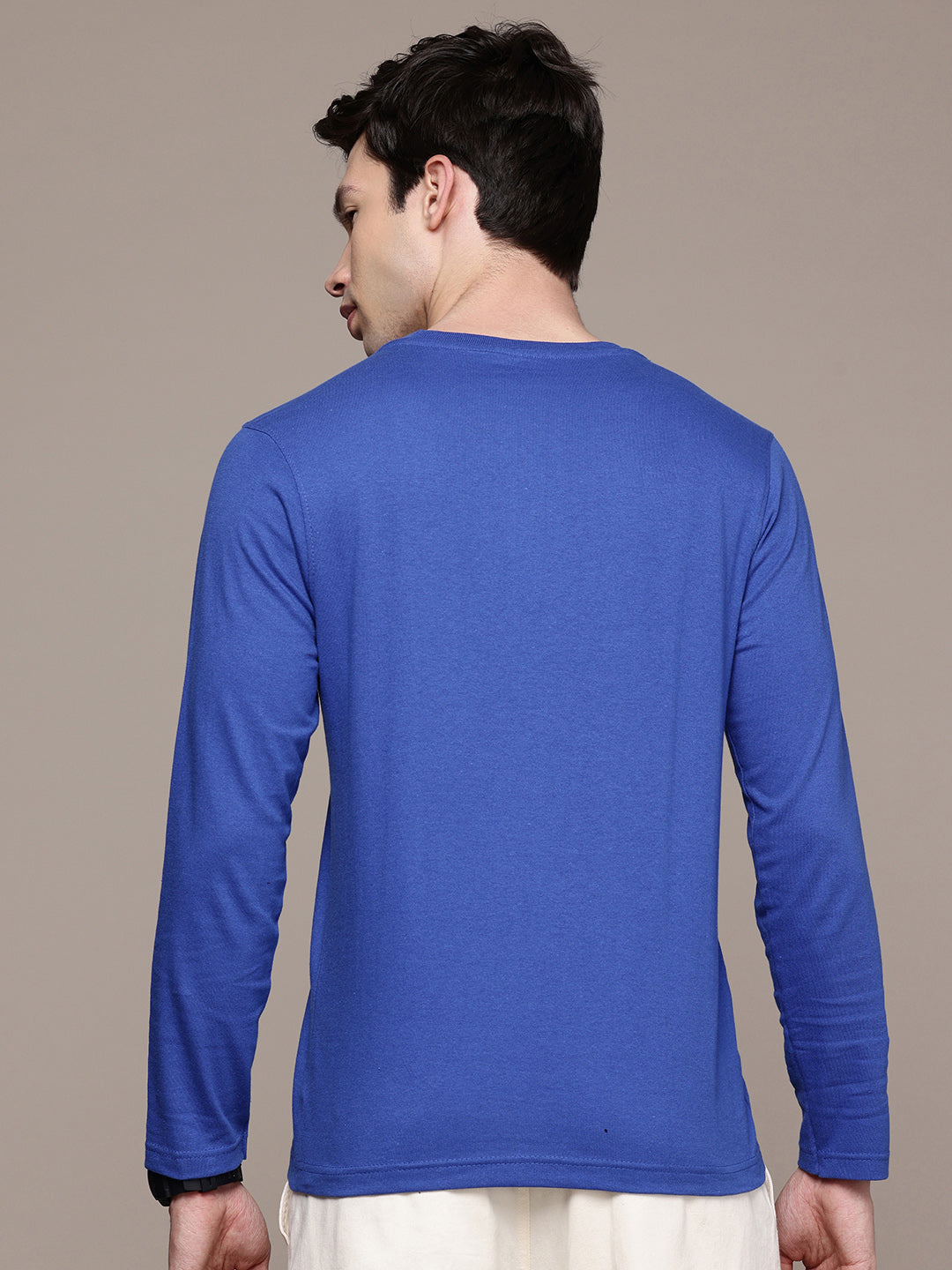 Long Sleeve Royal Blue T-Shirt