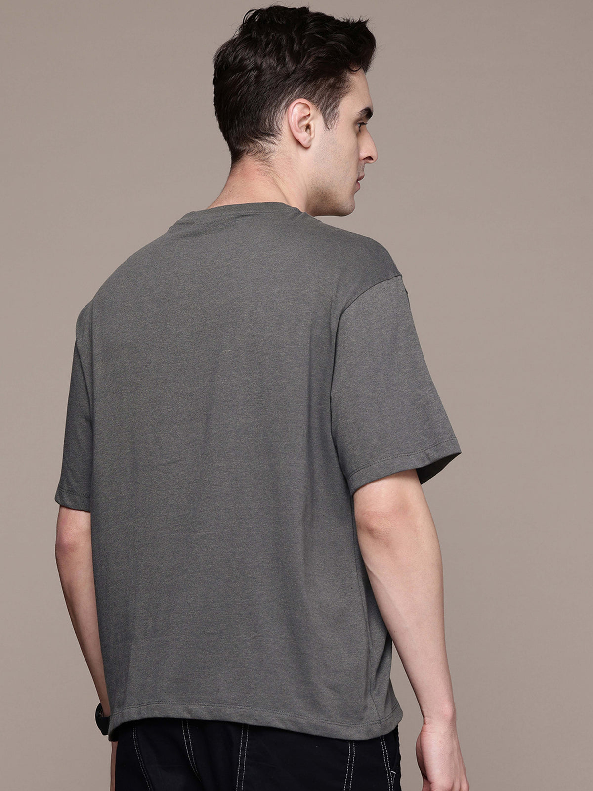 Graphic Oversized Visuals Print Tshirt