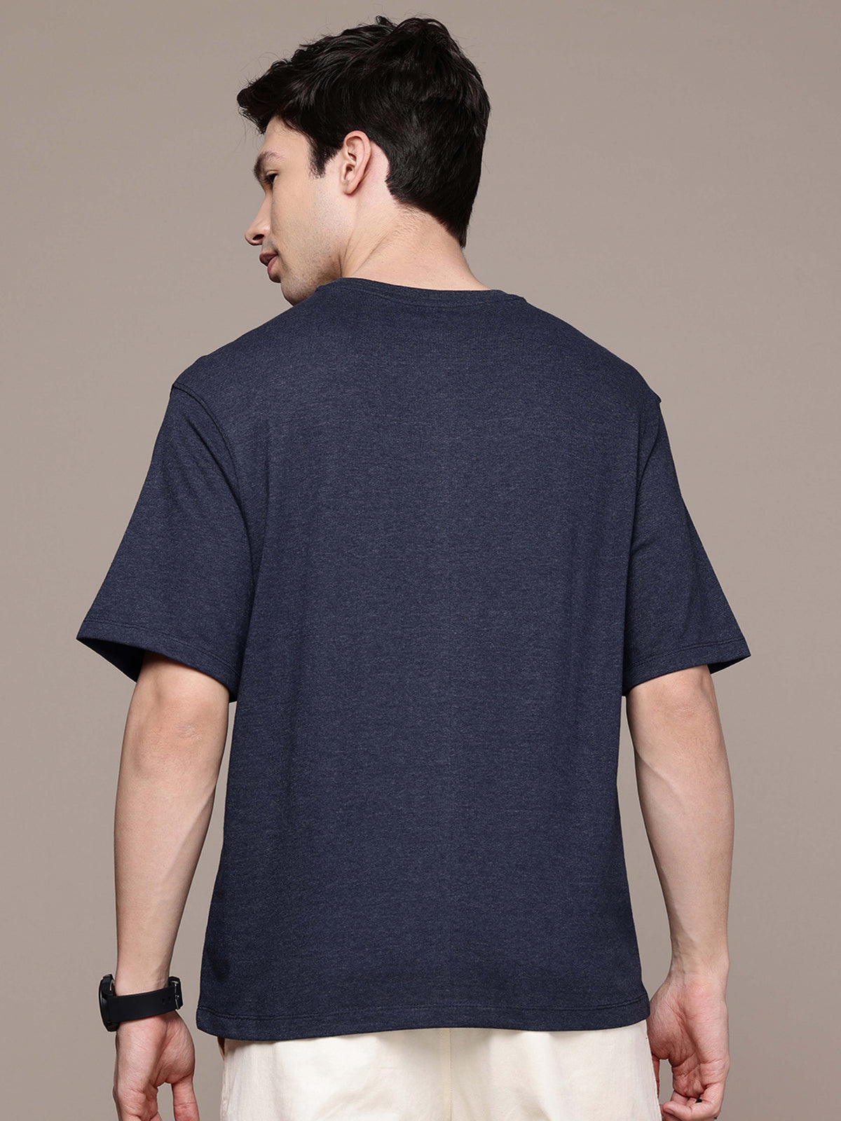 Graphic Oversized Peace Print Tshirt
