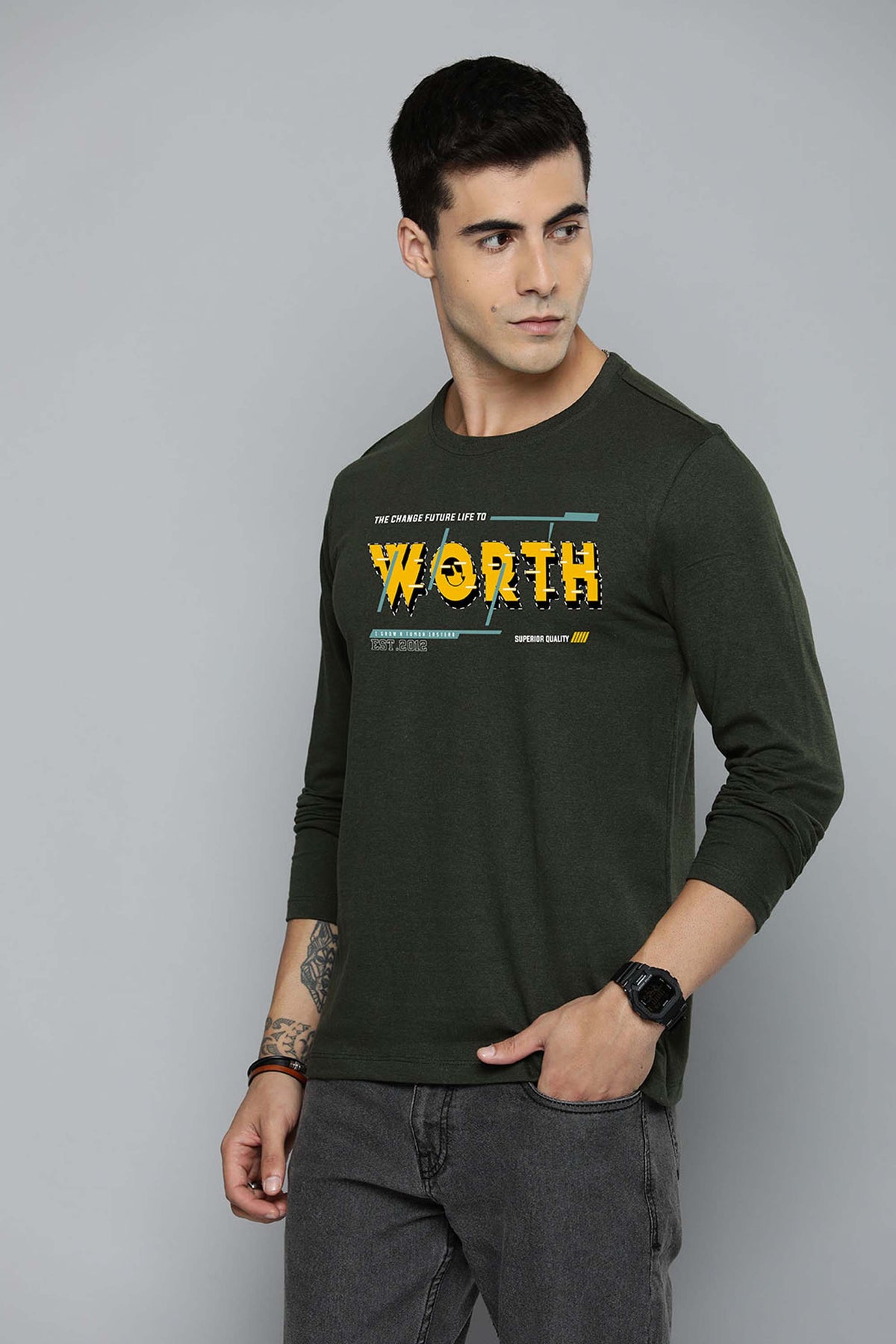 Mens Graphic Long Sleeve