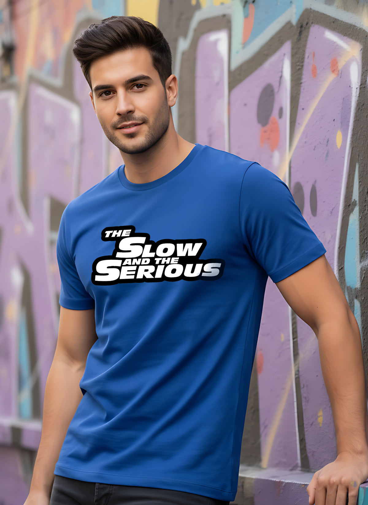 Mens Graphic Regular Half Sleeve T Shirt
