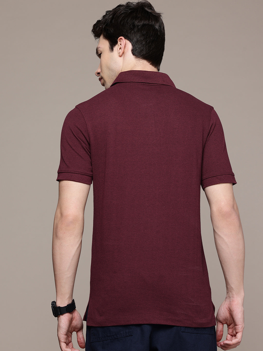 Burgundy Polo T-Shirt
