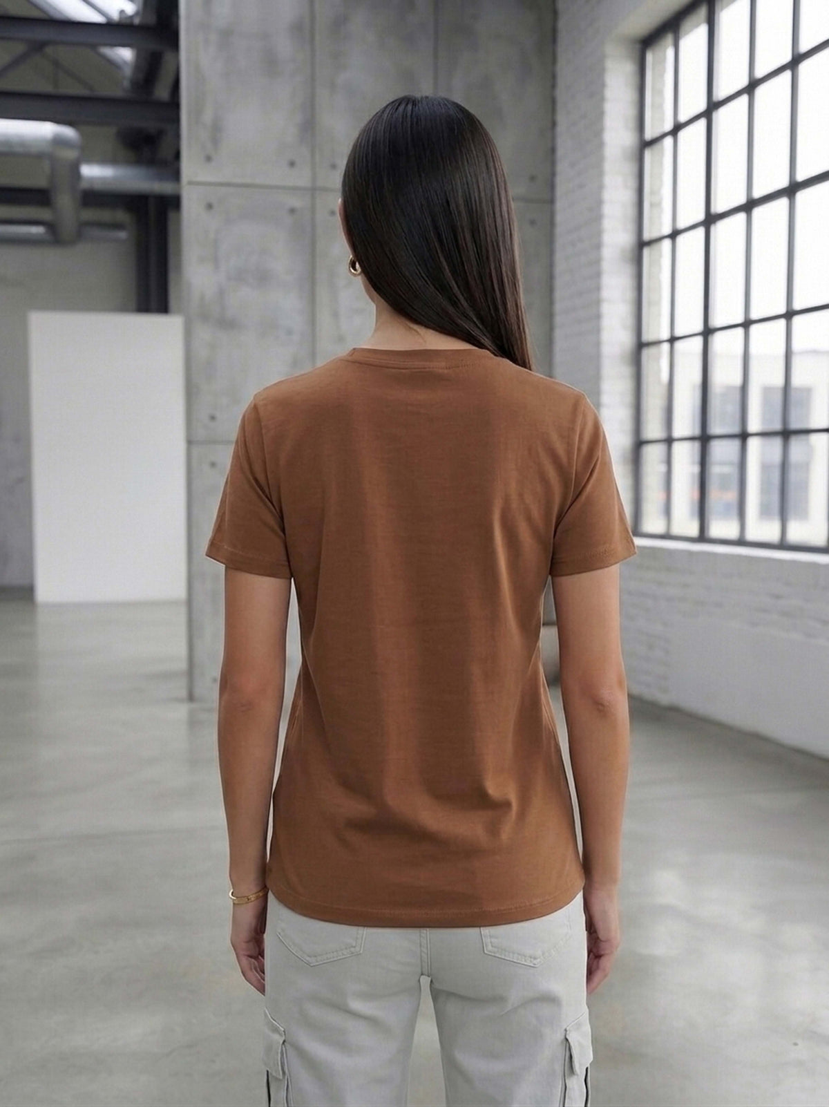 Half Sleeve Womens Regular T-Shirt