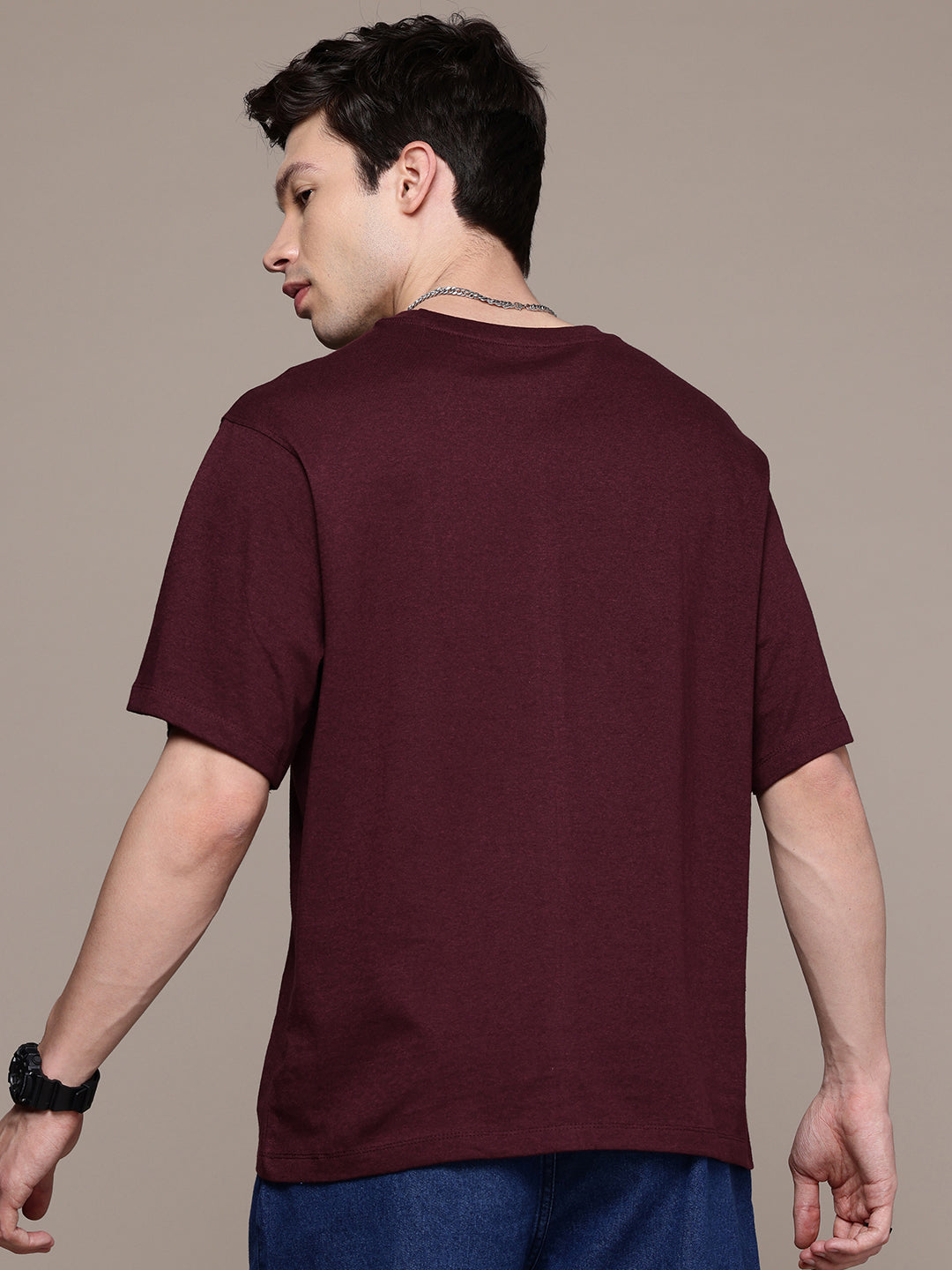 Oversized Burgundy T-Shirt