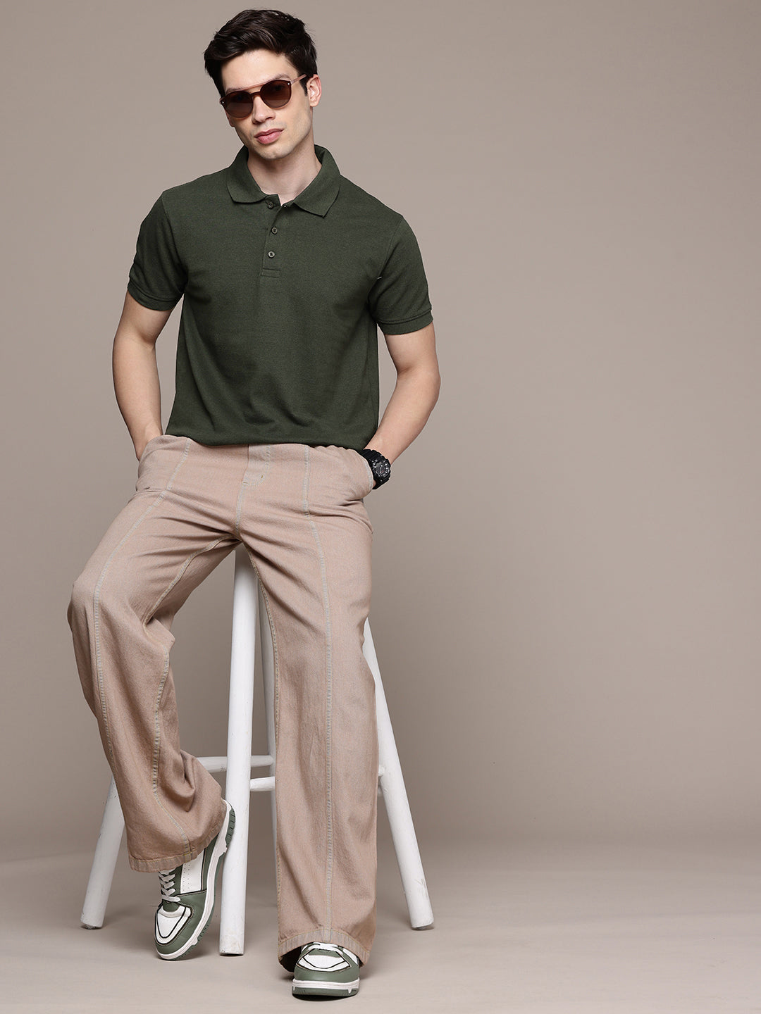 Olive Green Polo T-Shirt