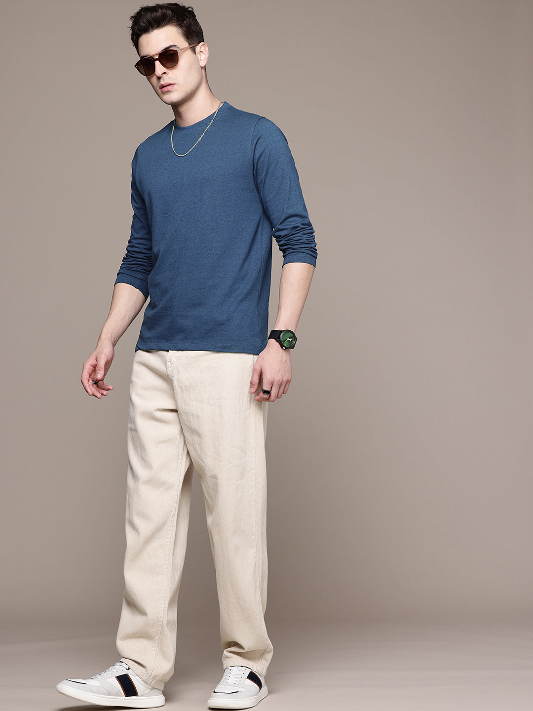 Long Sleeve AirForce Blue T-Shirt