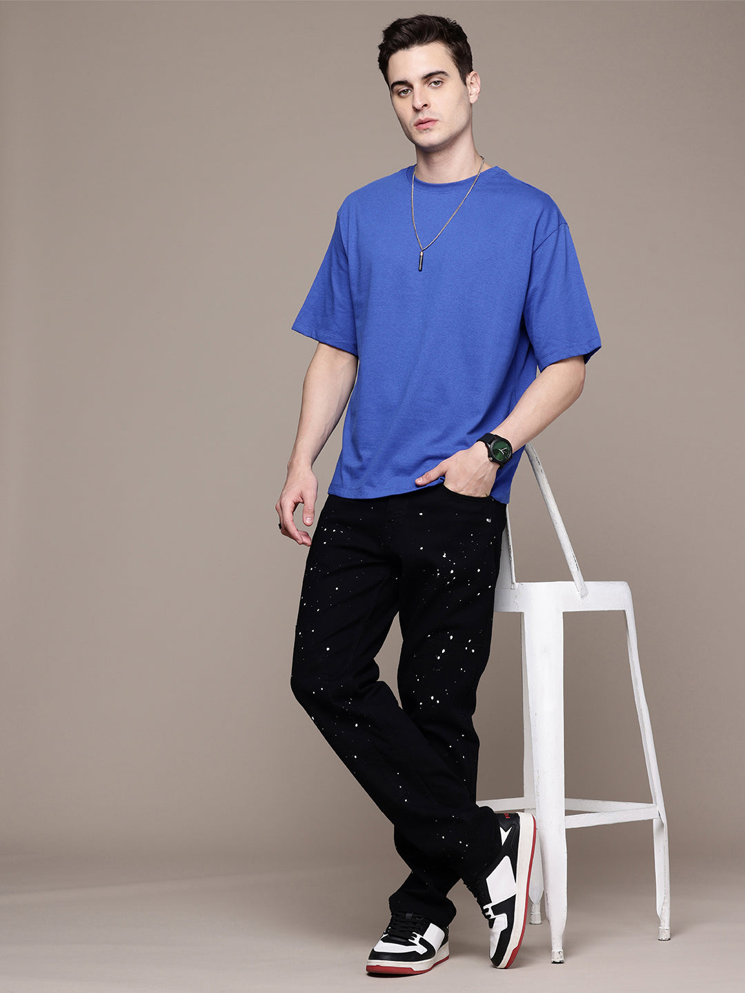 Oversized Royal Blue T-Shirt