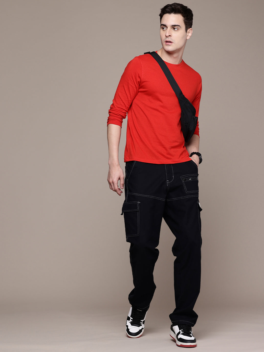Long Sleeve Red T-Shirt